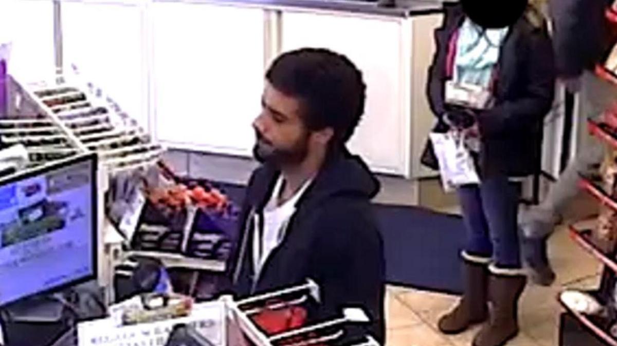 Man wanted for questioning in gas station attack.