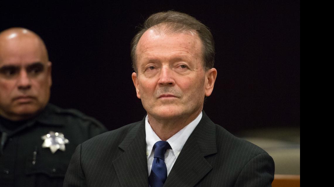 
Orville Fleming sits in court before he was found guilty of second-degree murder in the death of his girlfriend, Sarah Douglas, on Thursdayin Sacramento Superior Court.
