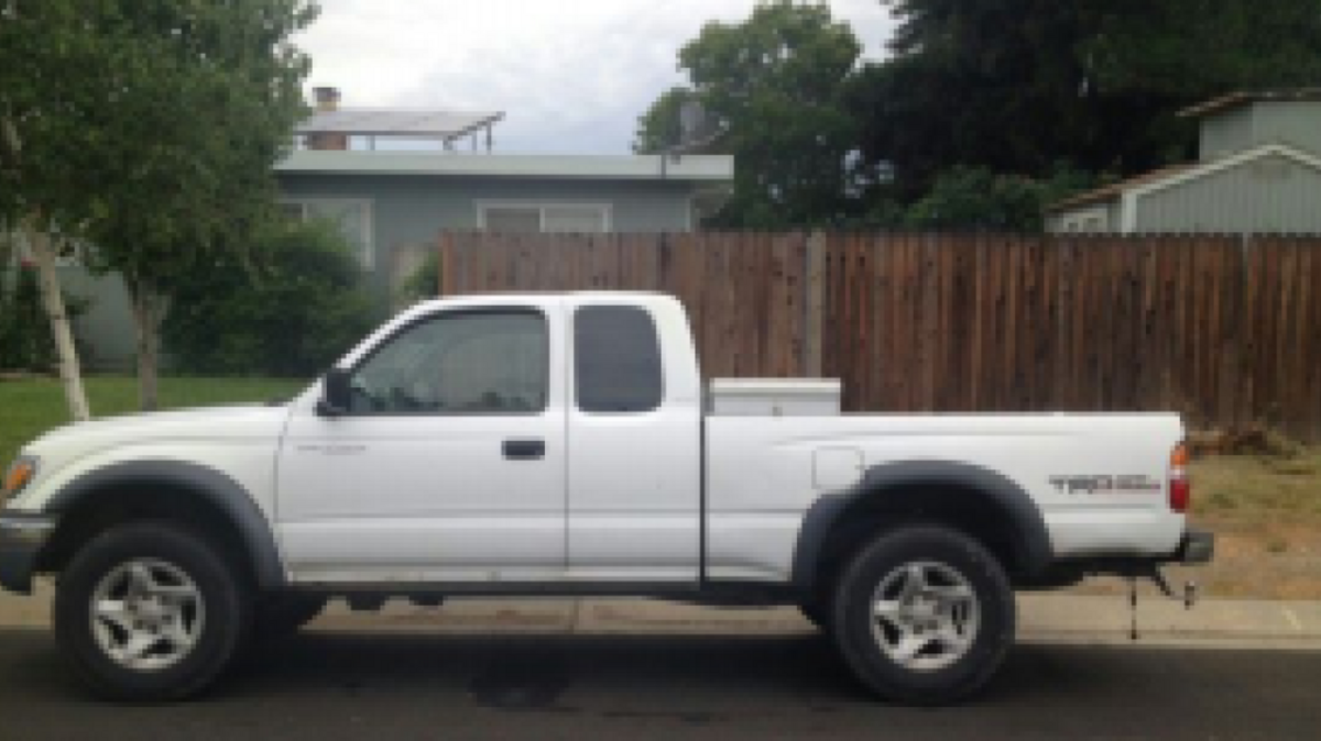 
Photo shows a Toyota Tacoma that the CHP says may be similar to the pickup sought in connection with a fatal crash June 3 in Sutter County.
