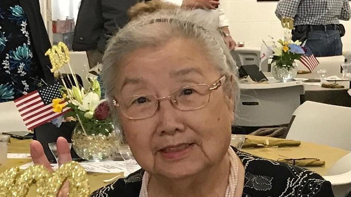 Fusako Petrus in picture taken April 15, 2017