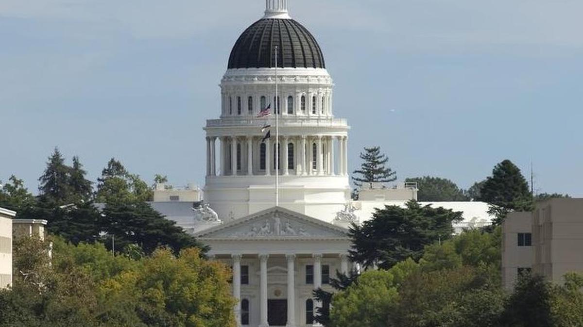 The California State Capitol.