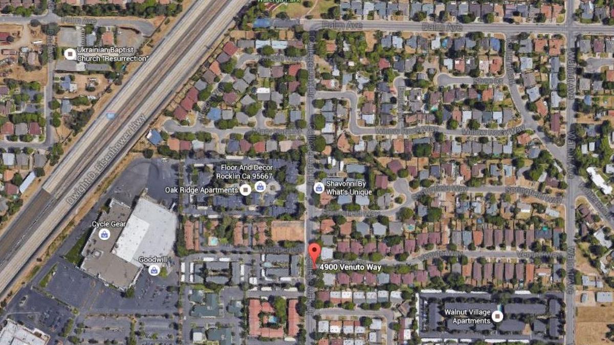 This Google Earth image shows the approximate area where a man was found shot dead.
