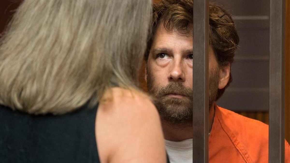 Scott Dallas Boyer is arraigned in the death of his mother in the Sacramento Superior Court Tuesday August 18, 2015 in Sacramento, Calif. Her body was found buried in the backyard of their Natomas area home Aug. 13, 2015.