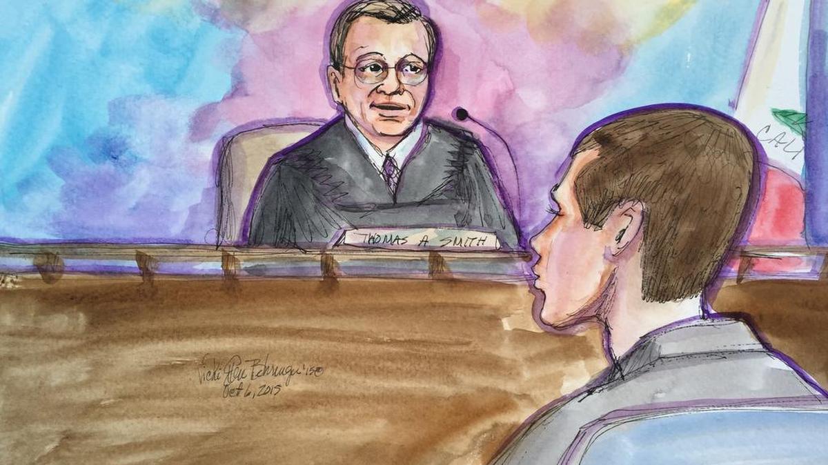
Calaveras Superior Court Judge Thomas A. Smith finds Isiah Fowler guilty of killing his sister.

