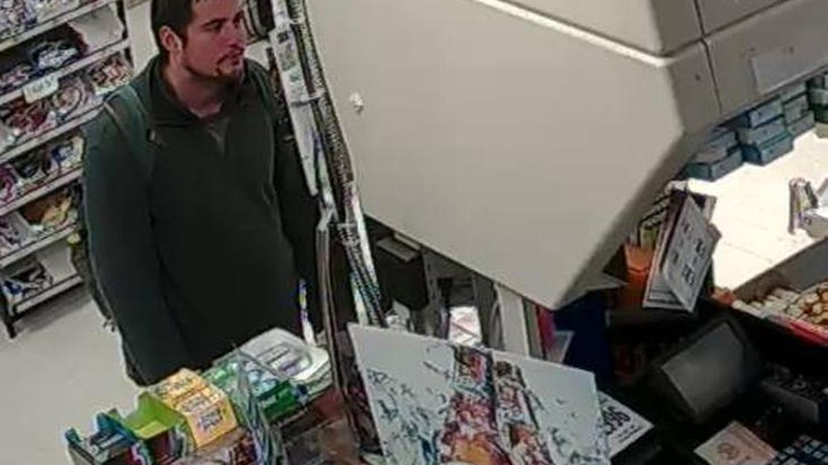 A surveillance photo shows a man sought by the Sacramento County Sheriff’s Department in connection with an assault and attempted bicycle theft outside a Rancho Cordova convenience store Feb. 10, 2017.
