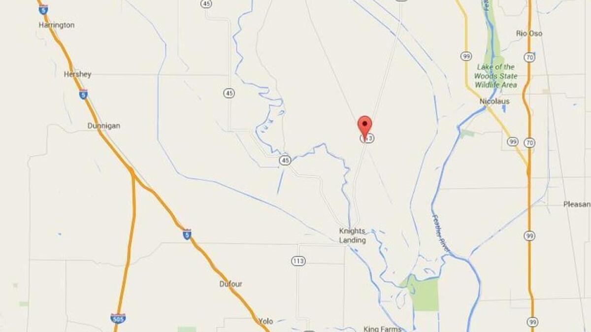 Image shows approximate site of crash.