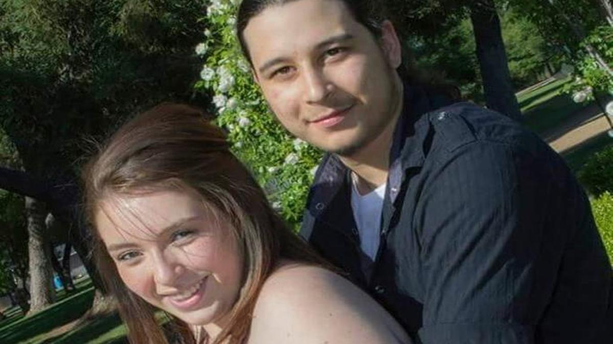 
Antonio Blanco with his wife, Erikka, who is due to give birth in May. Blanco was killed Saturday in a crash near Yuba City. The California Highway Patrol said Michael Allan Jones, 38, was driving a 2007 Ford pickup that veered across the highway and crashed into a 1991 Honda Accord, which burst into flames and killed three brothers riding inside.
