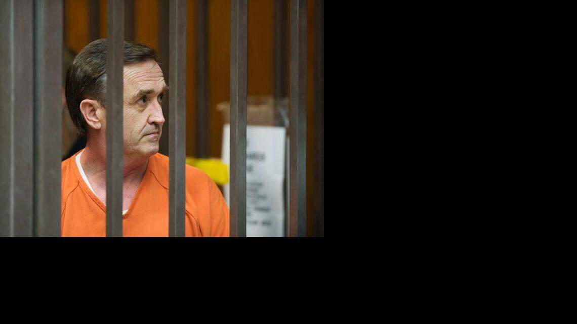 
Michael Lyon, in Sacramento Superior Court last week, has pleaded not guilty 16 felony counts of electronic eavesdropping. He had pleaded guilty to the same charges in 2011.
