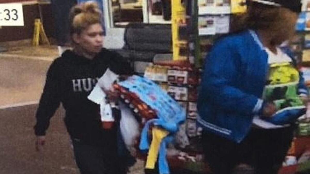 Roseville police released surveillance photos of individuals suspected of stealing an 87-year-old woman’s purse as a local grocery store.