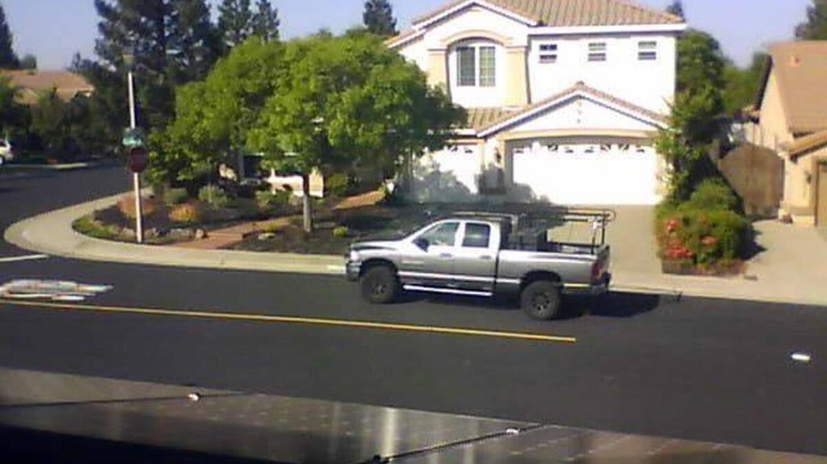 Roseville police say the truck shown in this photo was seen near the site of a residential burglary in Rocklin.
