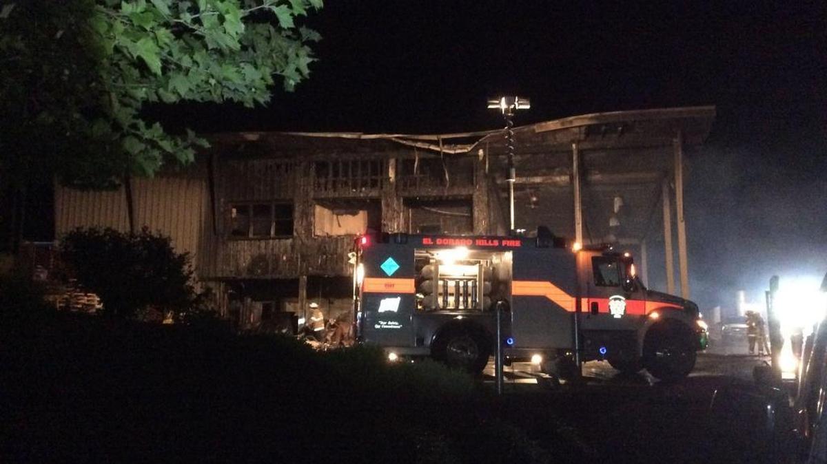 A fire late Monday caused extensive damage to a portion of Helwig Winery in Amador County’s Shenandoah Valley.