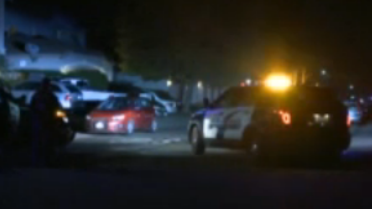 Police bring in four suspects at the end of a high speed pursuit of a possible homicide suspect in Elk Grove.