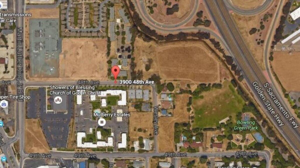 This Google Earth image shows the approximate location where a 22-year-old man was pronounced dead at 9:50 p.m. Wednesday.