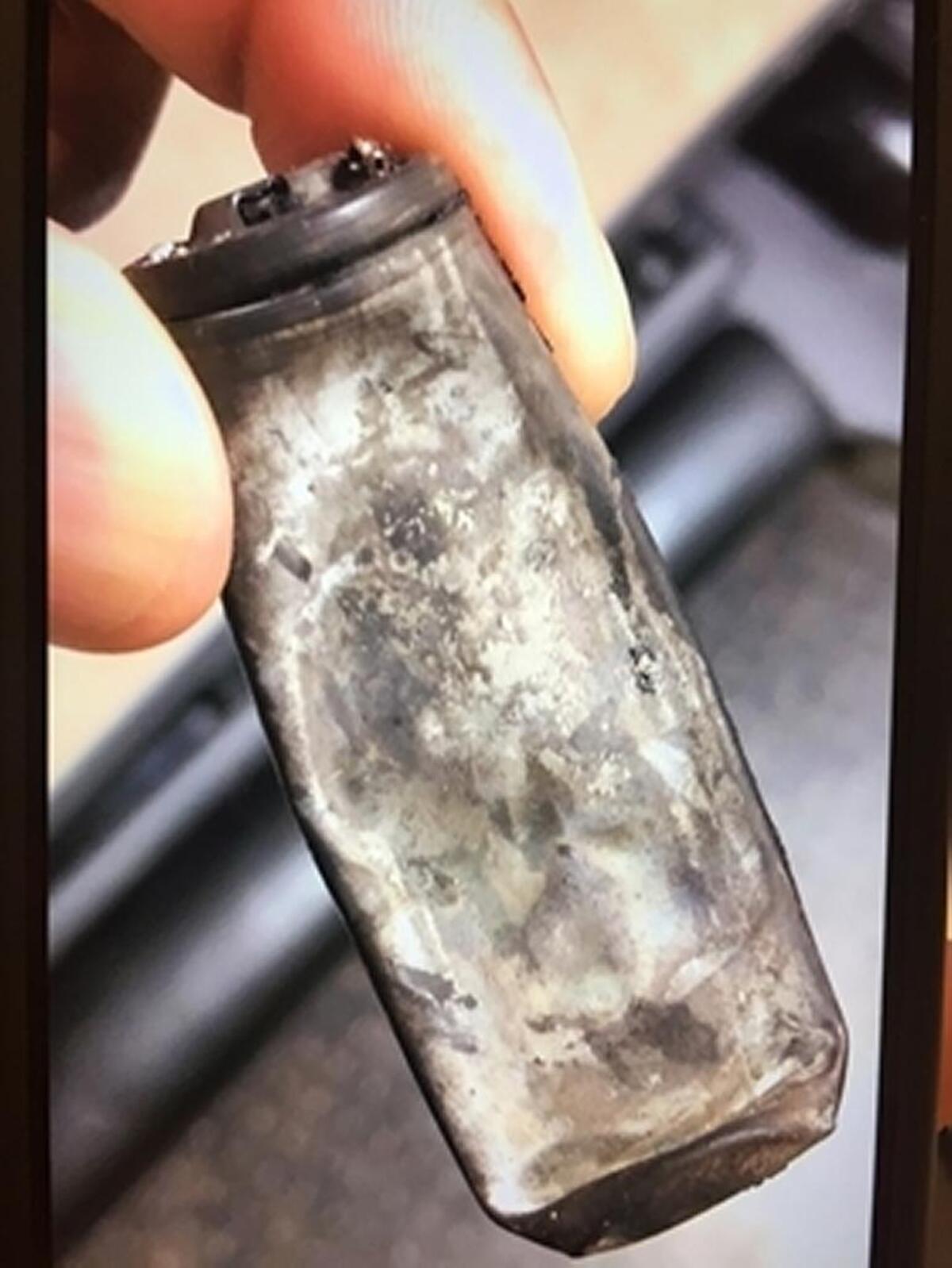 Rocklin police officials announced Tuesday that the department’s explosives experts had examined the item and determined that it was a battery similar to one used in a vaping device.