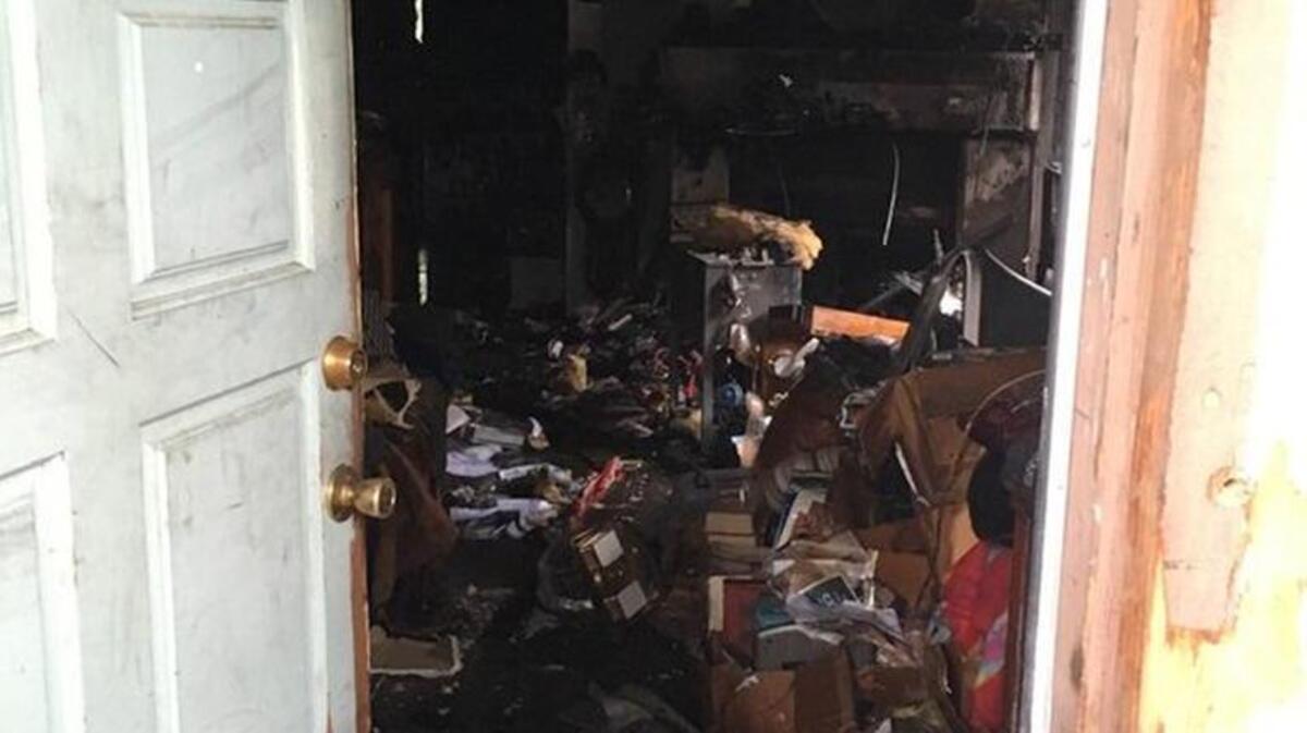 Fire damage at Tupelo duplex