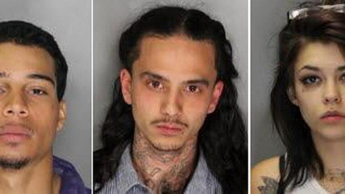 Elijah Johnson, Daniel Nguyen , Amanda Tucker; Johnson and Nguyen were booked into the Sacramento County Main Jail on the charge of murder and are ineligible for bail. Tucker was booked into the Main Jail on the charge of robbery.