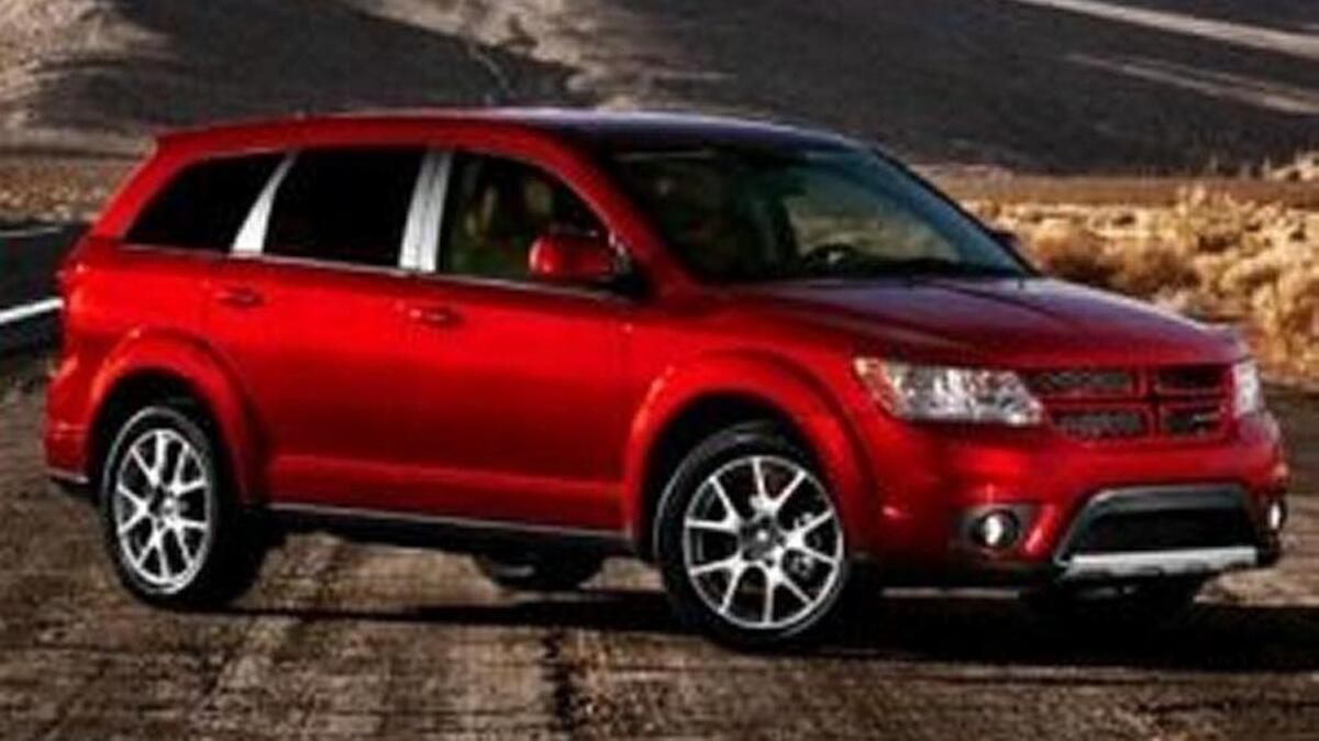 A 2012 Dodge Journey similar to this one is believed to have been driven by a suspect in a Camino shooting.