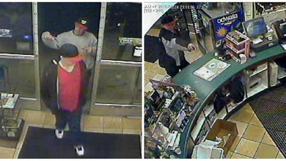 Surveillance photos show two teenage boys during a robbery of a Rancho Cordova business.