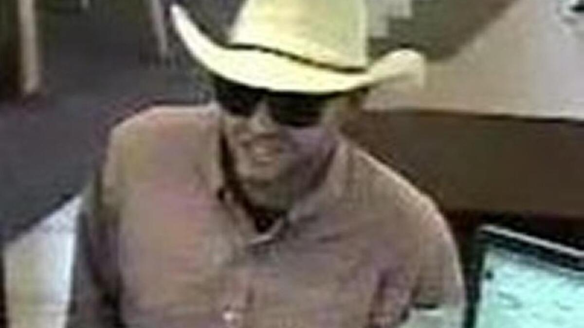 Authorities say a man suspected of robbing three banks, in Roseville and Fair Oaks, appears to have made and effort to alter his appearance for each occasion.