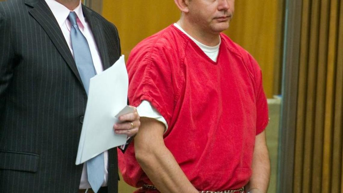 Former Stockton Mayor Anthony Silva, right, is represented by his lawyer N. Allen Sawyer during an appearance in Department 35 of the San Joaquin County courthouse in downtown Stockton for an arraignment on charges of embezzlement, money laundering and grand theft from the Stockton Boys and Girls Club and the Kids Club.