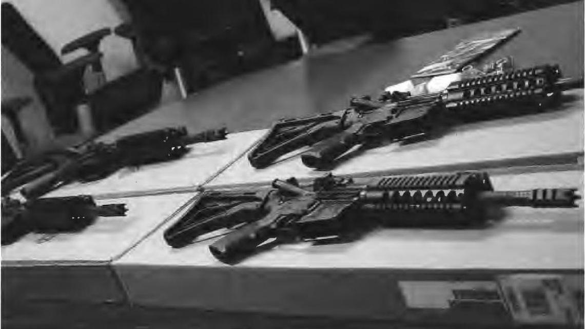 AR-15 short barreled rifles allegedly manufactured by Michael Paul Smith