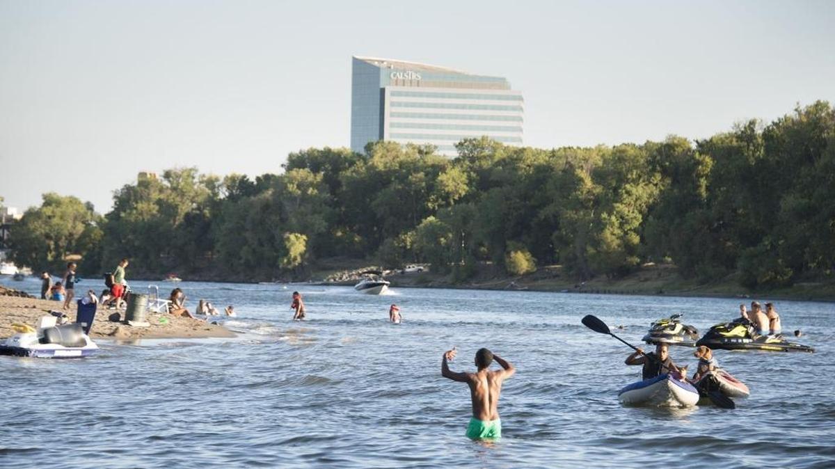 Tiscornia Beach (shown in August 2015), at the confluence of the American and Sacramento rivers, is a popular place for water recreation during the warm months, but it also has been site of several drownings. On Saturday, Oct. 24, 2015, a near-tragedy was averted when a woman who had gone into the water to avoid a dispute on land was rescued.