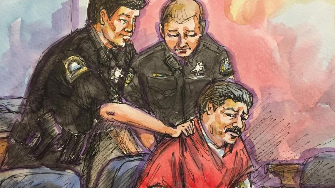 Luis Bracamontes, a Mexican citizen who had a history of drug arrests and had been deported twice, is charged in connection with a daylong rampage Oct. 24, 2014.