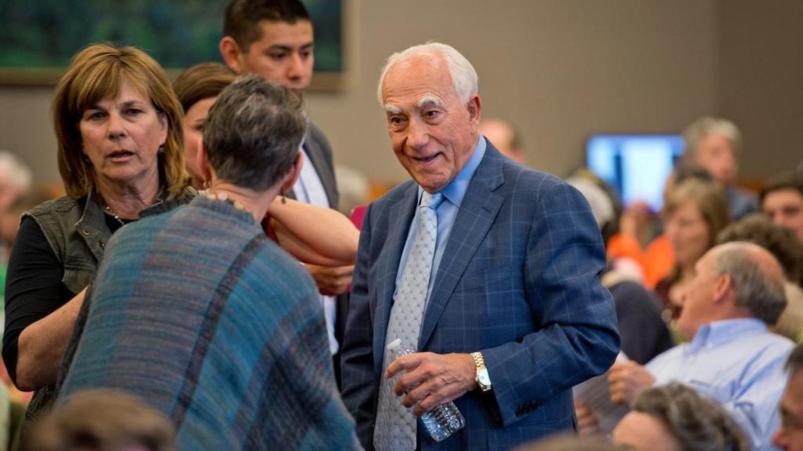 Land in Sacramento County’s Vineyard area owned by Angelo Tsakopoulos, seen here in 2014, could soon be developed, pending approval from the Board of Supervisors.