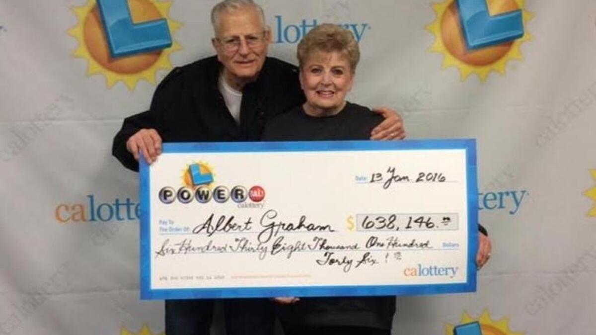 Winners Albert and Carol Graham
