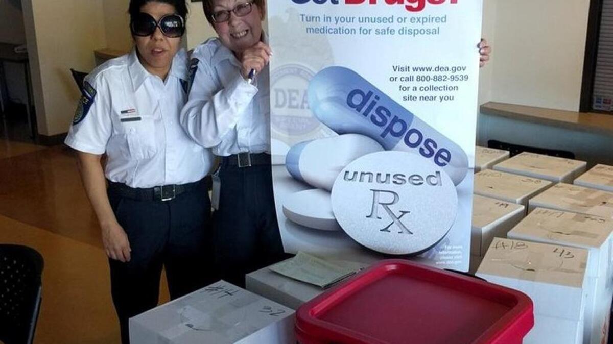 So successful was Drug Take Back Day on Saturday that the Sacramento Police Department had to shut down its collection an hour early because it ran out of storage space for the drugs, which will be incinerated.