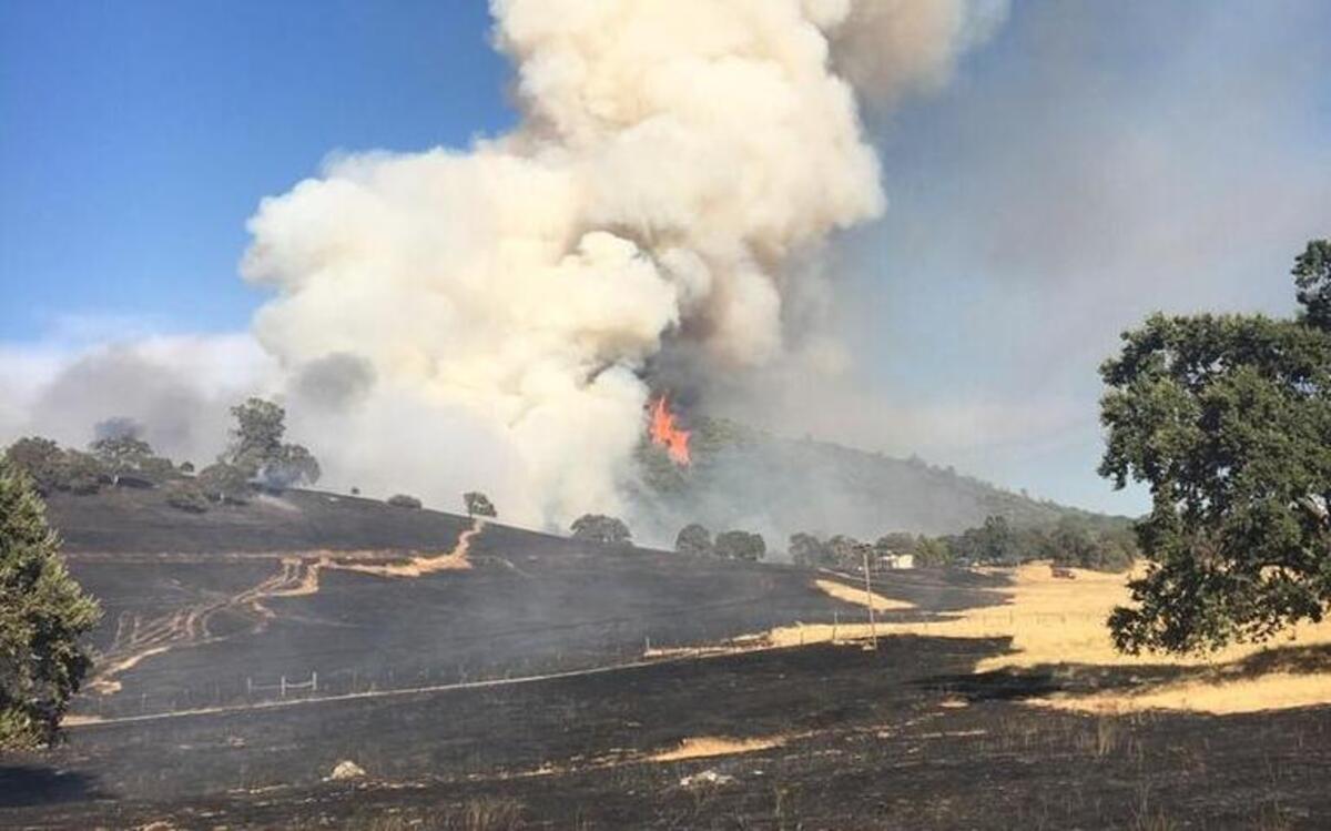 The Twist Fire has forced evacuations Sunday.