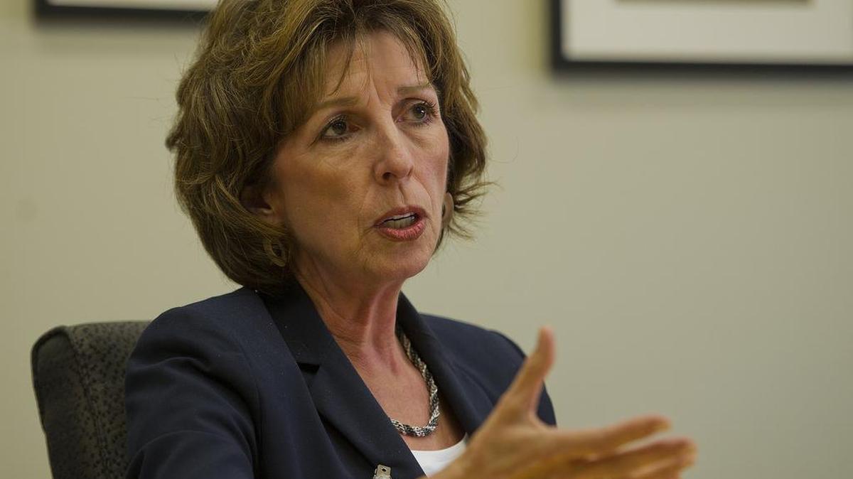 UC Davis Chancellor Linda Katehi released a statement condemning racist fliers received on UC Davis printers. Photo taken Oct. 30, 2012.