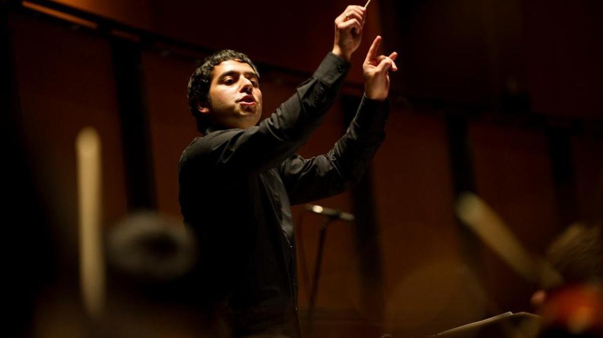 Music director Christian Baldini conducts the UC Davis Symphony Orchestra during rehearsal of the production of Bartk: Bluebeard’s Castle at the Mondavi Center at UC Davis Tuesday February 15, 2011. In 2017, he was placed on unpaid administrative leave after an investigation found he engaged in unwanted sexual conduct toward an undergraduate student.