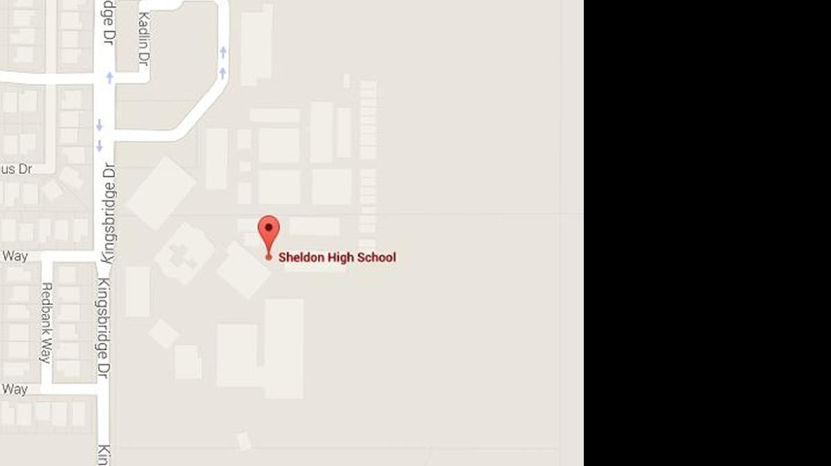 
The site where a fight between adults disrupted a graduation ceremony for hundreds of T.R. Smedberg Middle School students at the Sheldon High School stadium Friday morning.
