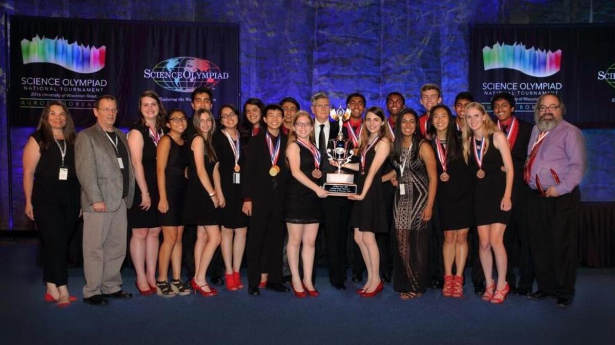 The winning team from Mira Loma High School.