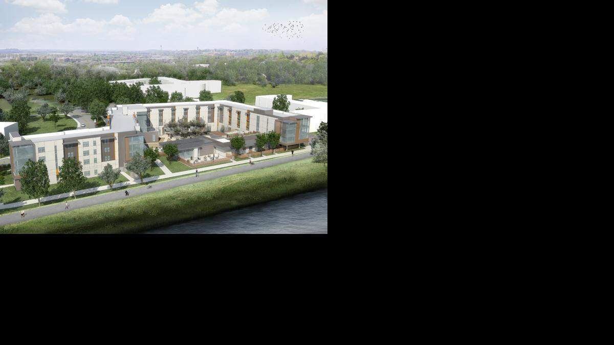 
The planned dorms at the Sacramento State campus would have views of the American River.
