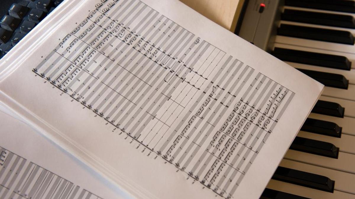 FILE -- Sheet music. A performer with a nonprofit called Flutes Across the World allegedly distributed flutes contaminated by body fluids to fourth- and sixth-grade music students in Southern California.