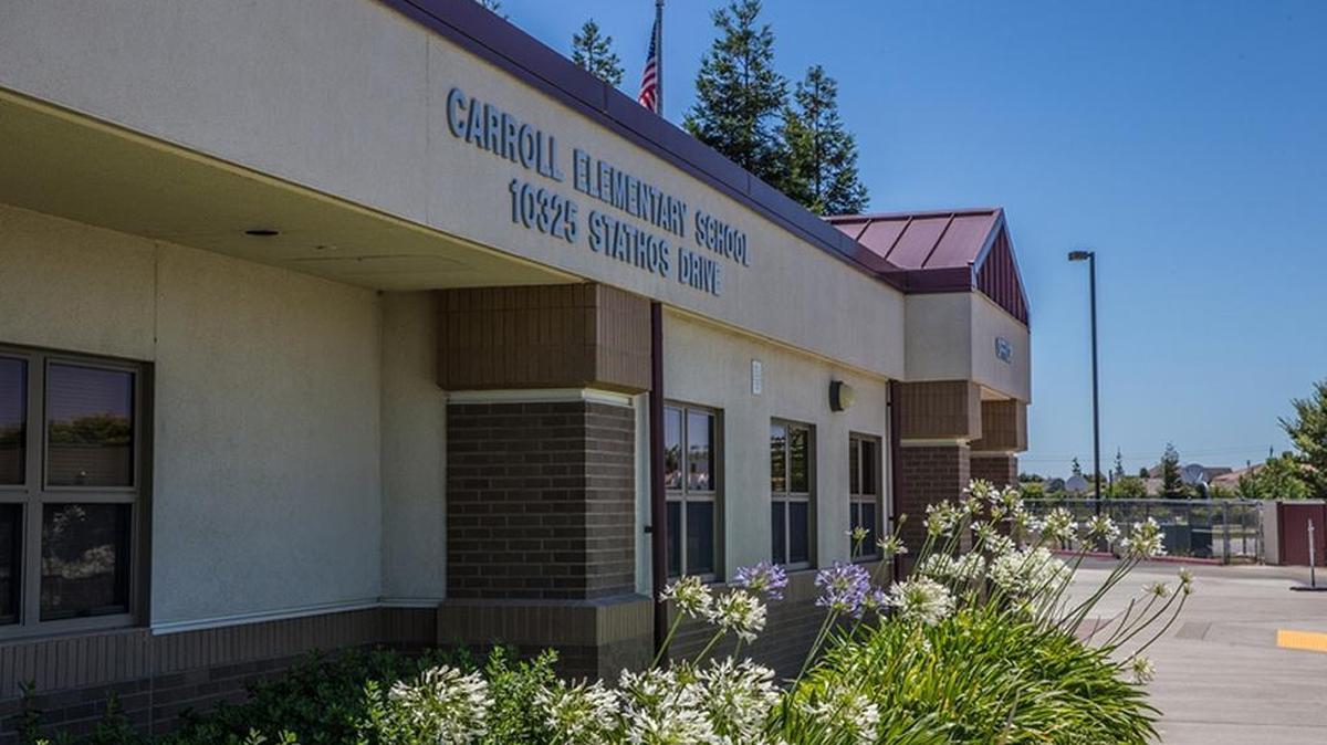 Carroll Elementary School in Elk Grove.
