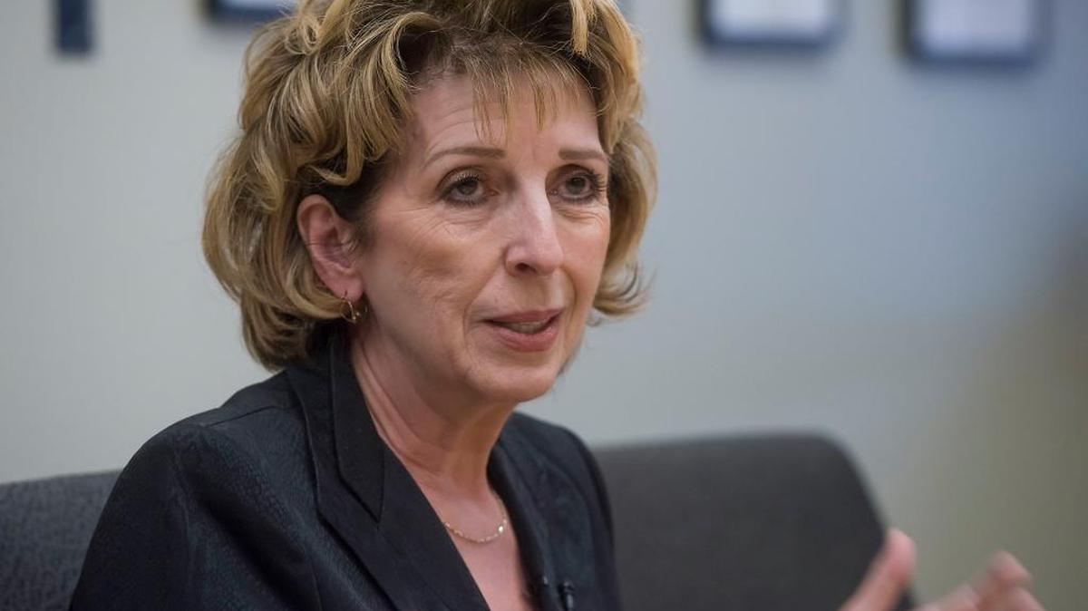 Former UC Davis Chancellor Linda Katehi speaks with members of The Sacramento Bee editorial board on Thursday, April 21, 2016. Katehi has turned down a nomination to lead the school’s Feminist Research Institute, according to UC Davis officials.
