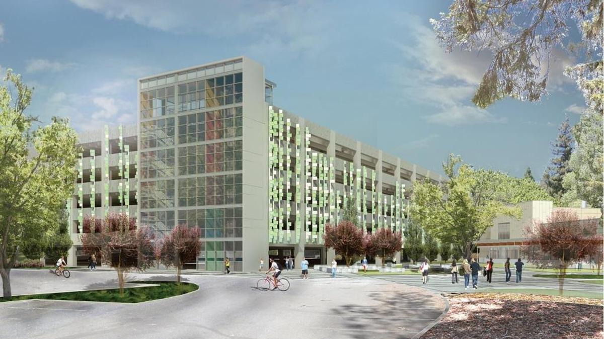 West Sacramento-based Clark Pacific said it has entered into an agreement with Sacramento State to build a full precast concrete parking structure on the campus. Builders broke ground on Friday, June 9, 2017.