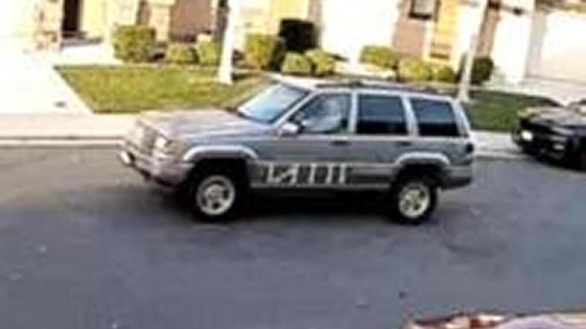 Roseville police arr searching for this older model gray Jeep Cherokee in connection with an armed robbery at a home near Blue Oaks and Woodcreek Oaks boulevards Thursday, Jan. 11, 2018. The Jeep had white stripes or tape on the lower body molding, according to police.