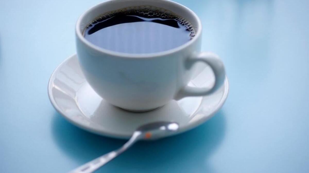 Coffee at the Alma restaurant at The Standard, in West Hollywood, CA May 22, 2016. Two different studies showed that drinking a cup of coffee per day can reduce your risk of premature death.