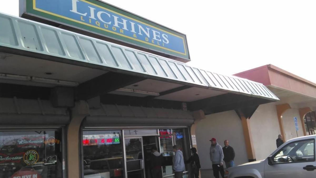 With dreams of a $1.4 billion payout inspiring them, patrons line up to buy lottery tickets on Monday morning, Jan. 11, 2016, at Lichine’s Liquor and Deli in Sacramento. Many believed the store was a “lucky” spot after selling previous million-dollar tickets.