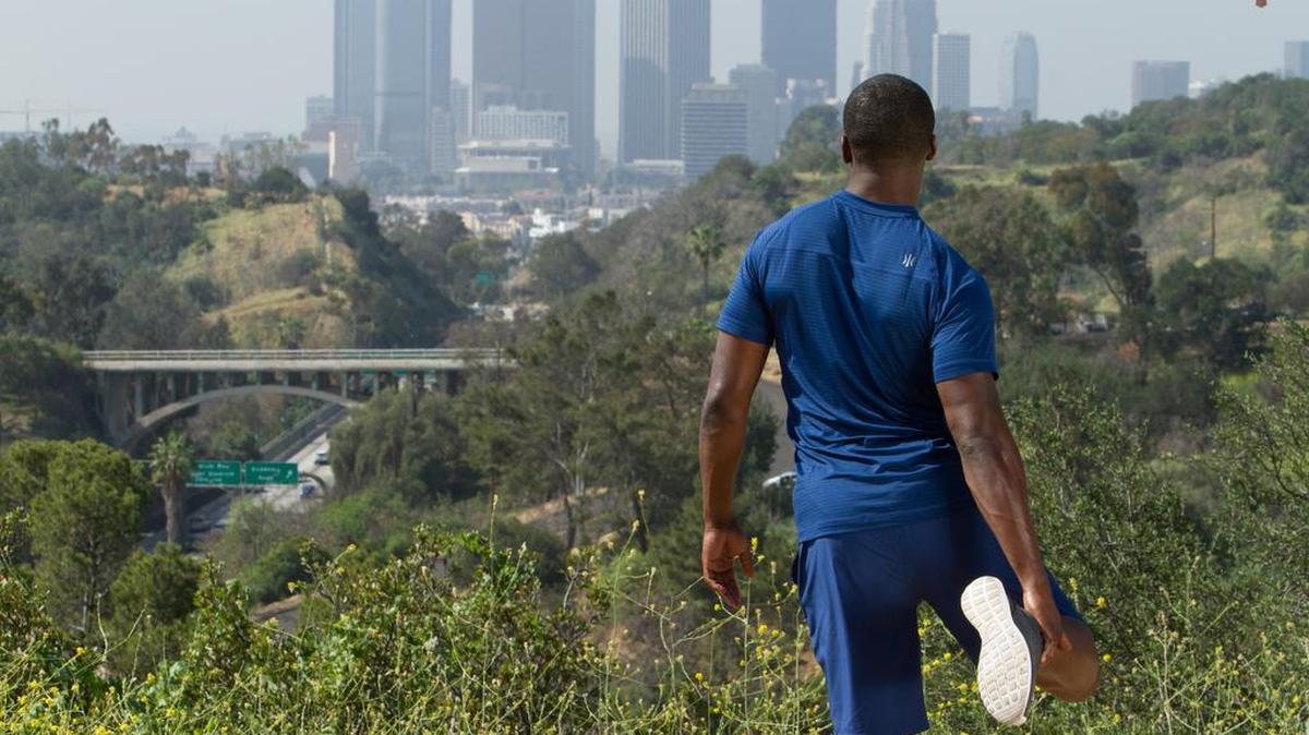 
A model sports a $68 shirt made with silver antimicrobrial fabric. Some workout clothing uses silver to cut odor, but doctors warn it may be unhealthy.
