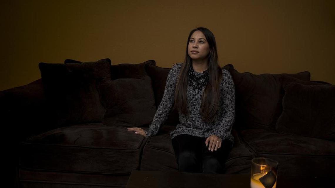 Josie Feemster, 33, who says she was sexually exploited as a young woman, now works as an advocate at the Sacramento nonprofit WEAVE.