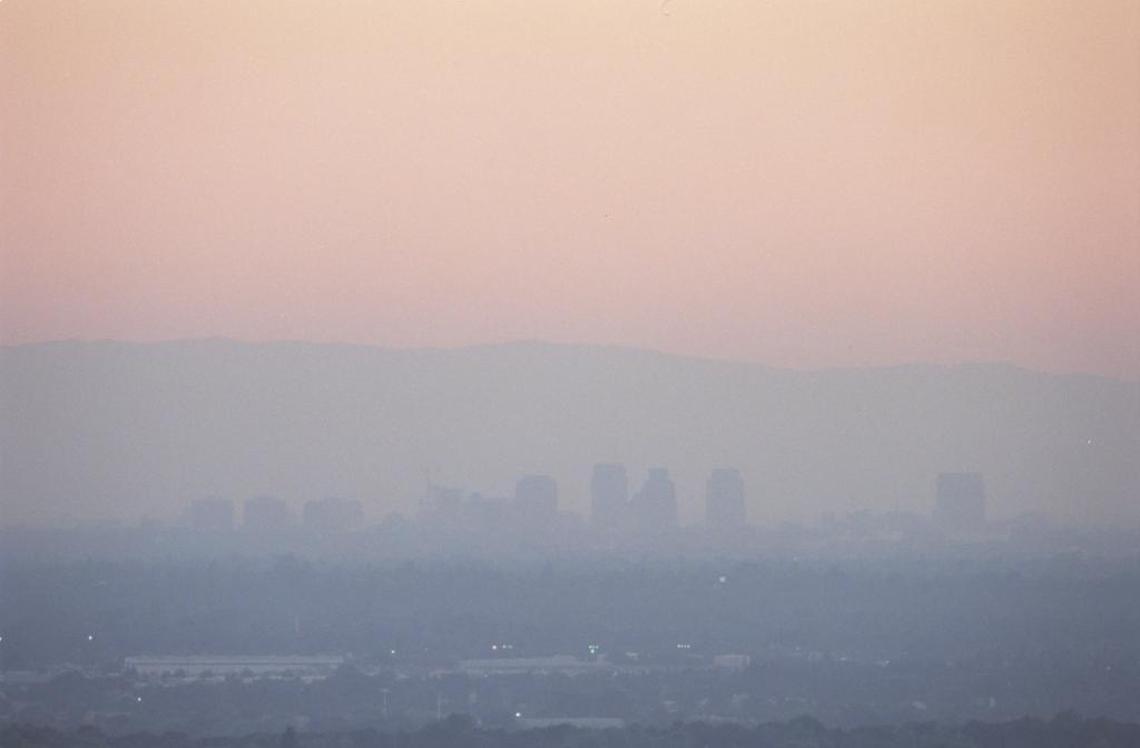 A brown haze hangs over Sacramento.
