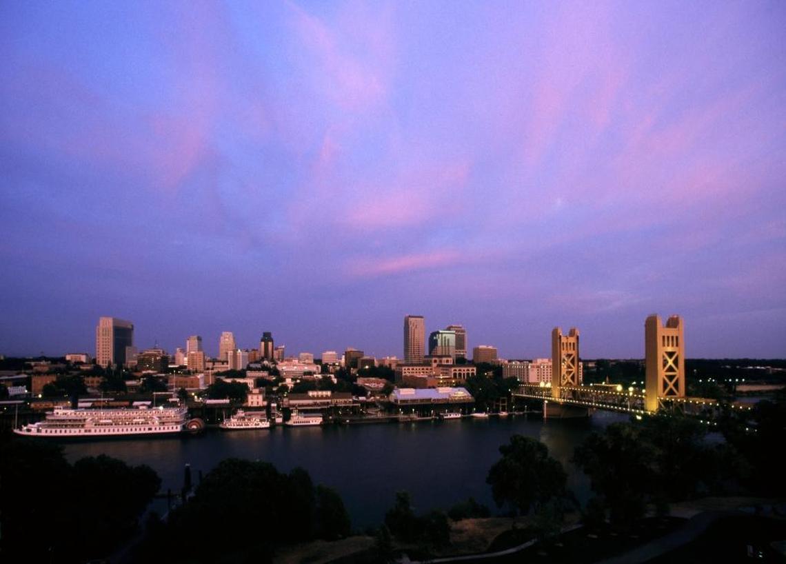 The Delta King, foreground left, has become a fixture of the waterfront in Old Sacramento.