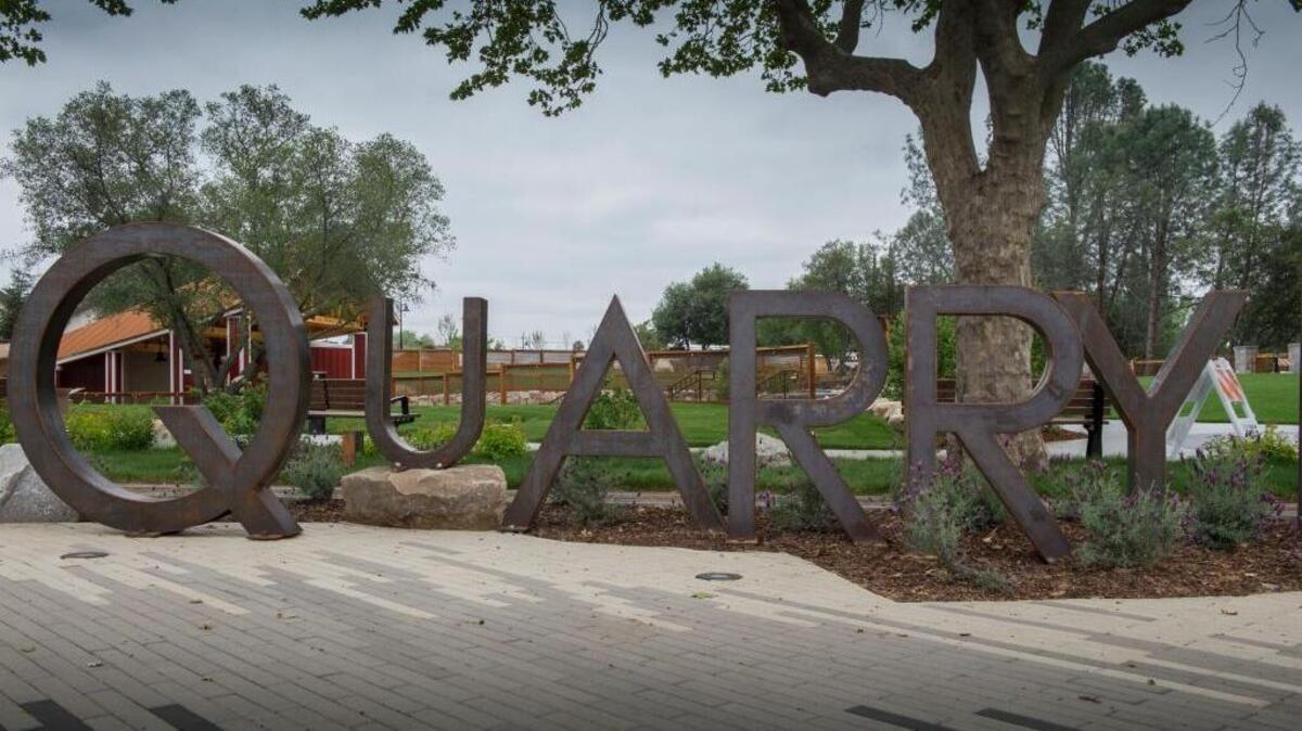 The new Quarry Park amphitheatre in Rocklin will have its grand opening on Saturday. The project includes a man-made lake, shopping and a rock climbing wall. The amphitheater is the first phase of the project.