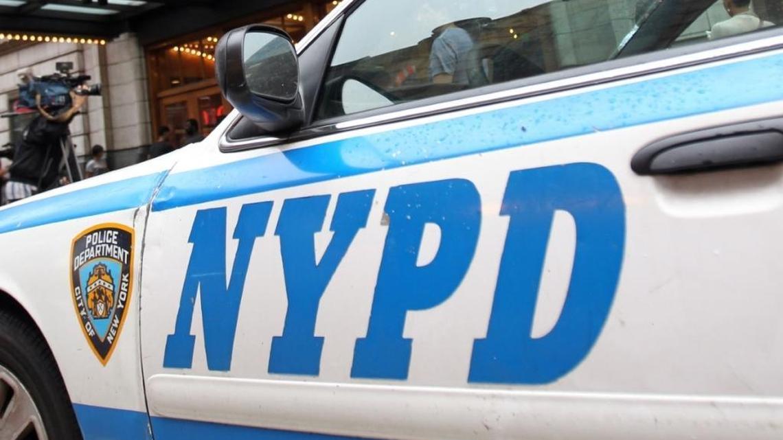 A New York Police Department cruiser in Times Square in New York on July 20, 2012. Mehdi Taamallah/AFP/GettyImages