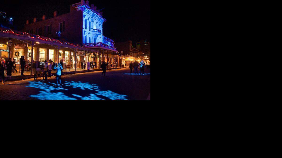 
The Macy’s Theatre of Lights performances in Old Sacramento have been canceled Thursday.
